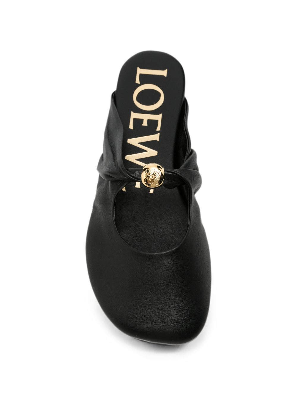 Loewe Women Pebble Soft Leather Slippers