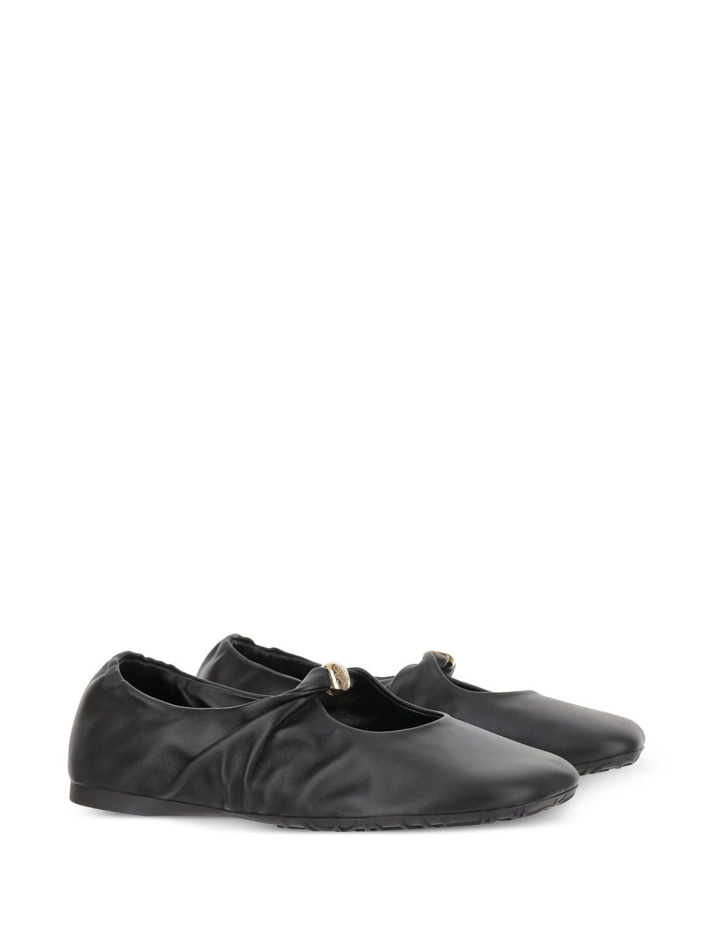 Loewe Women Pebble Leather Ballets