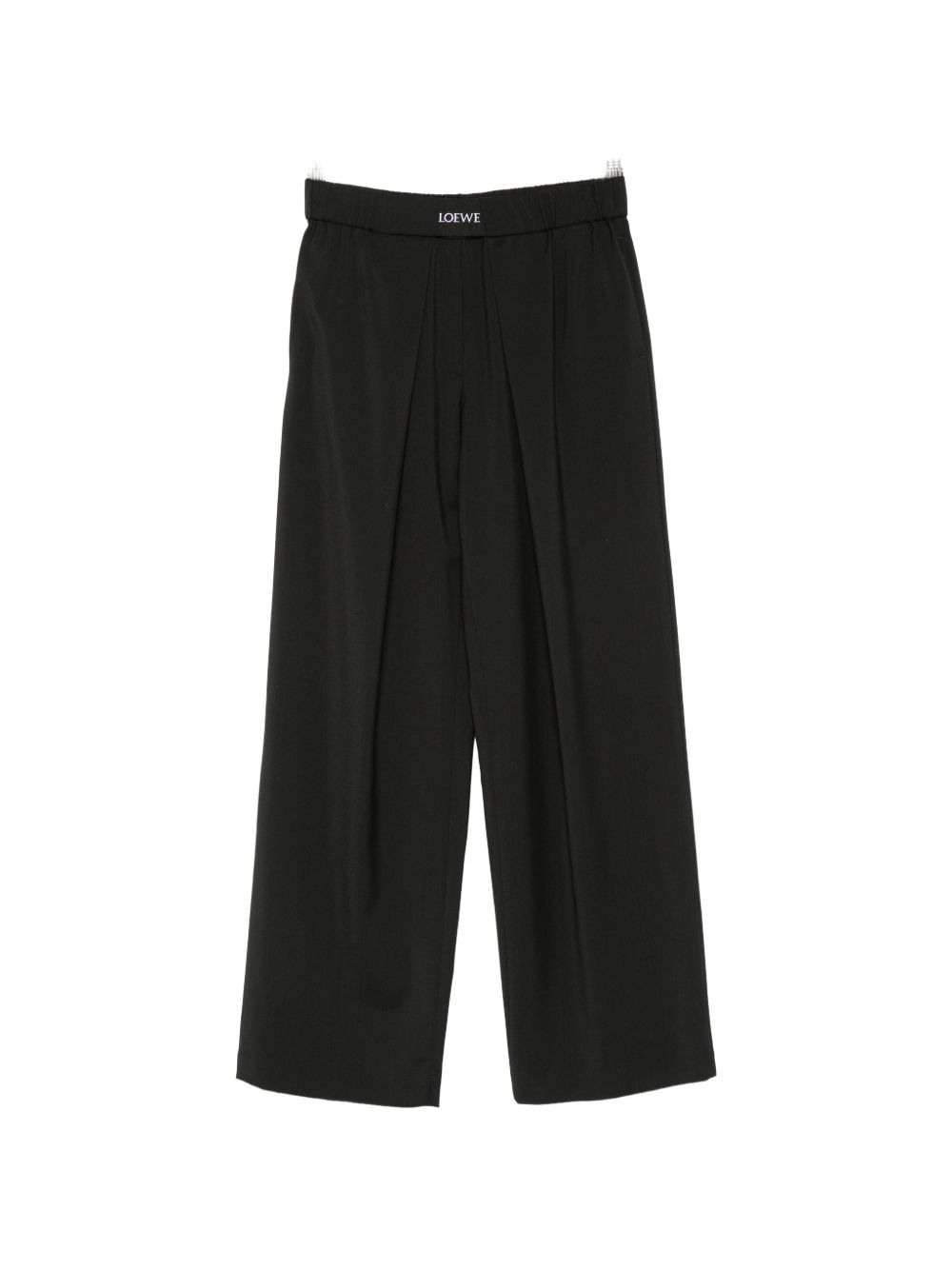 Loewe Women Wool Wide-Leg Trousers