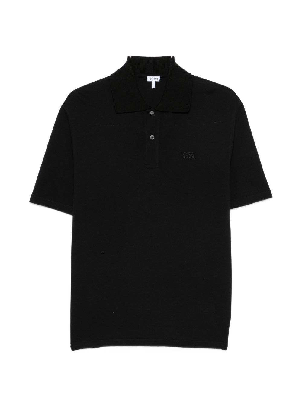 Loewe Men Anagram Cotton Polo Shirt