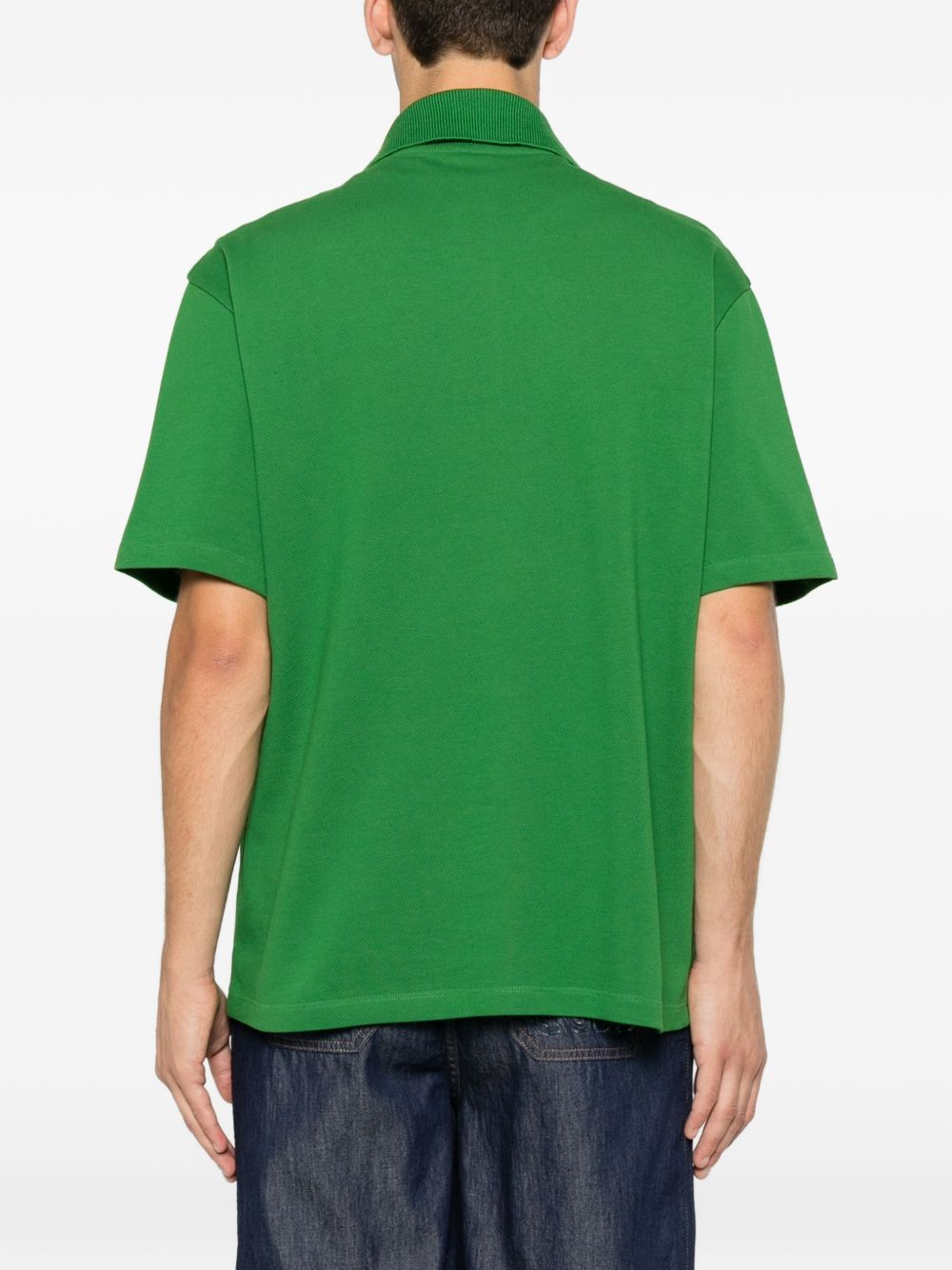 Loewe Men Anagram Cotton Polo Shirt