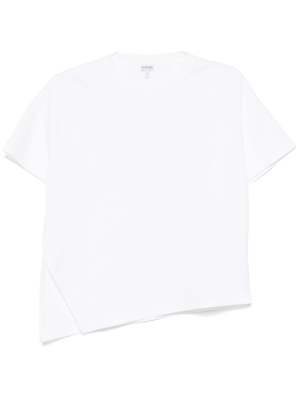 Loewe Women Asymmetric Cotton T-Shirt
