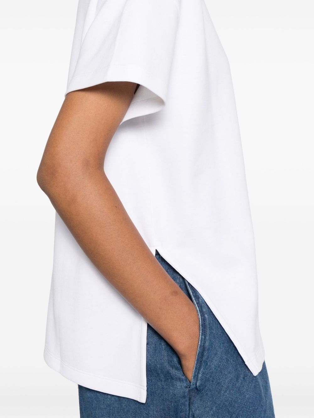 Loewe Women Asymmetric Cotton T-Shirt