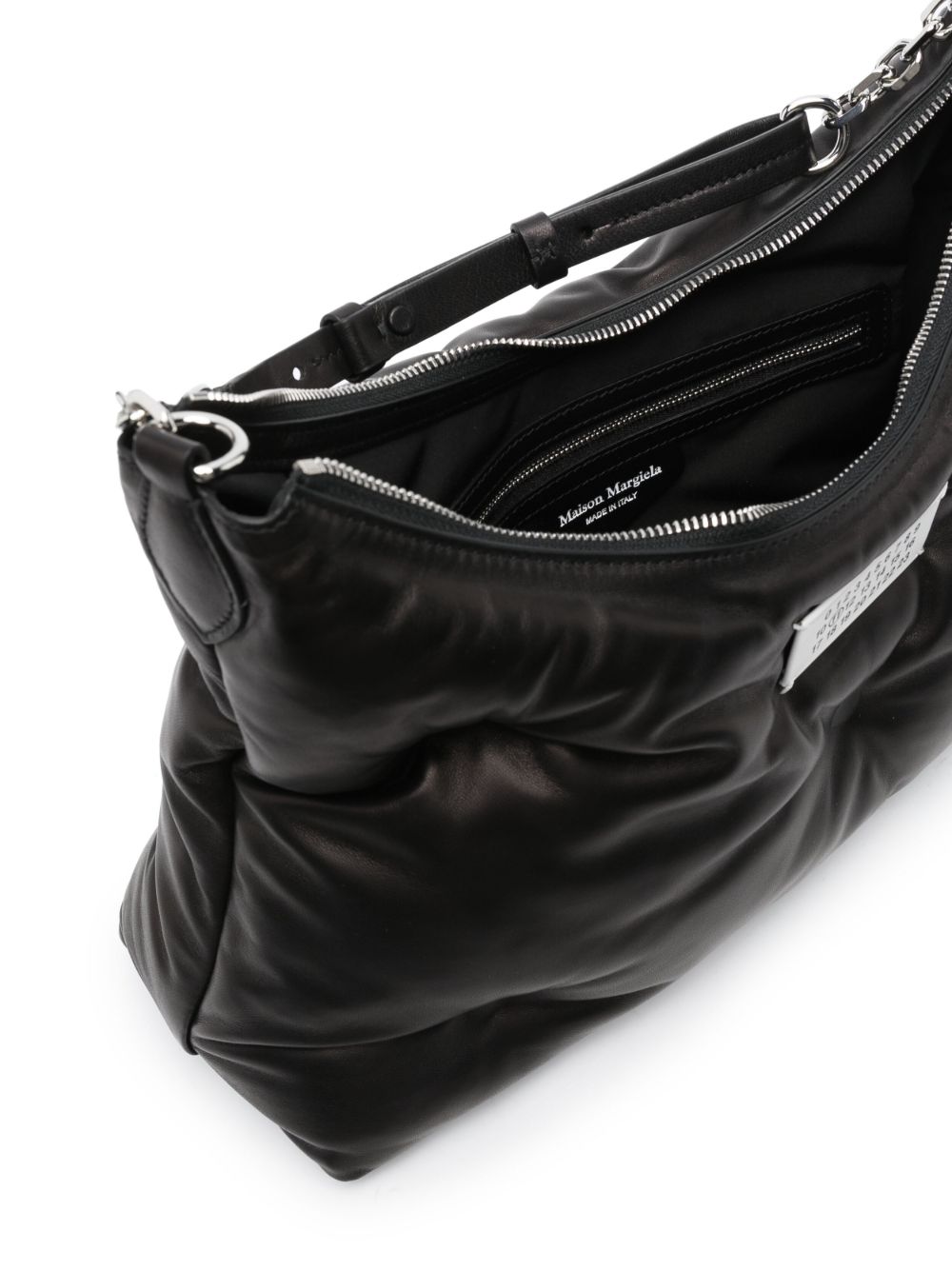 Maison Margiela Women Glam Slam Medium Leather Hobo Bag