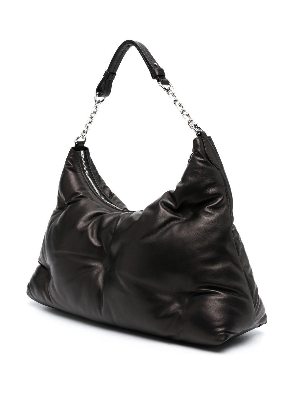 Maison Margiela Women Glam Slam Medium Leather Hobo Bag