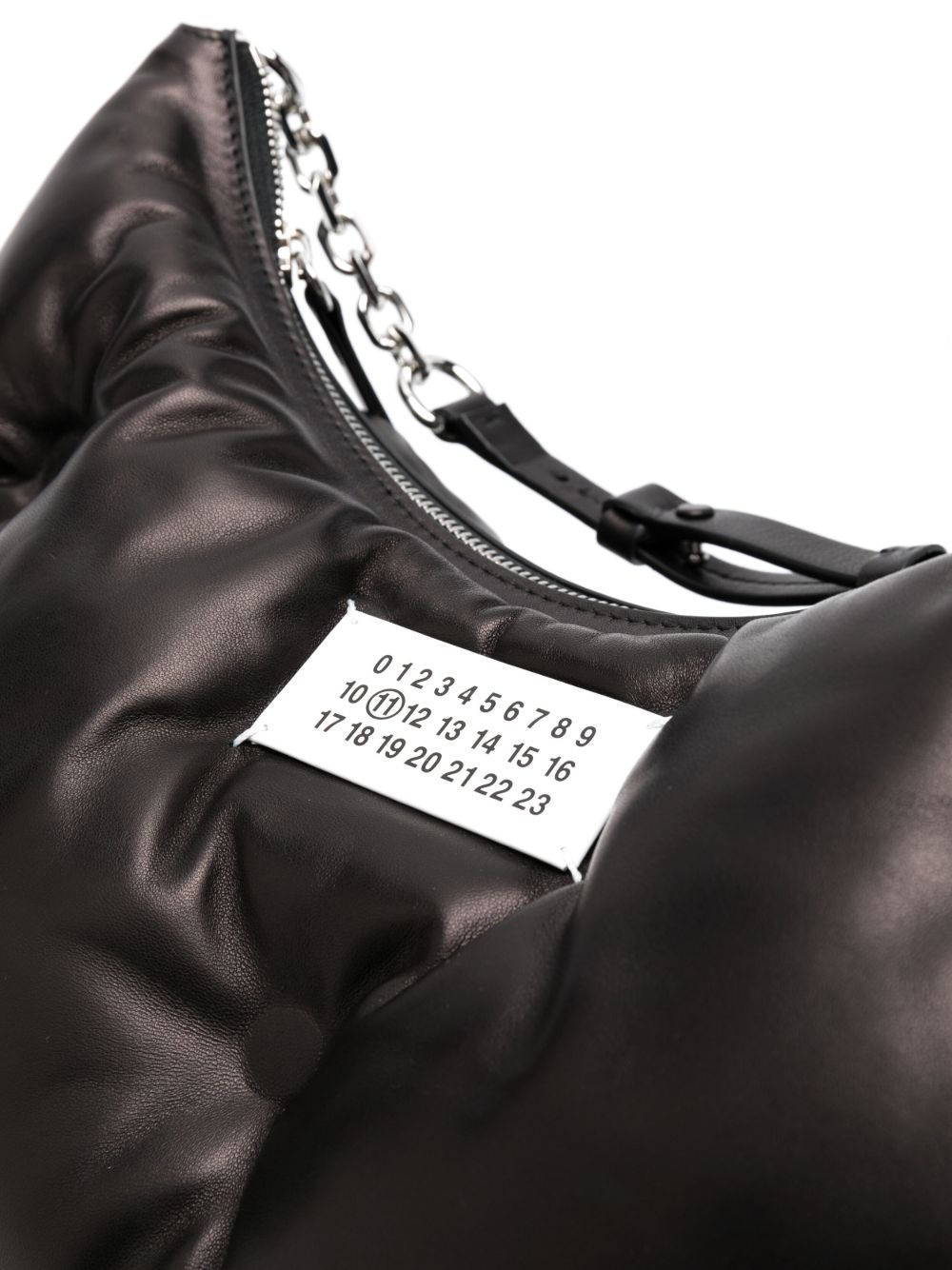 Maison Margiela Women Glam Slam Medium Leather Hobo Bag