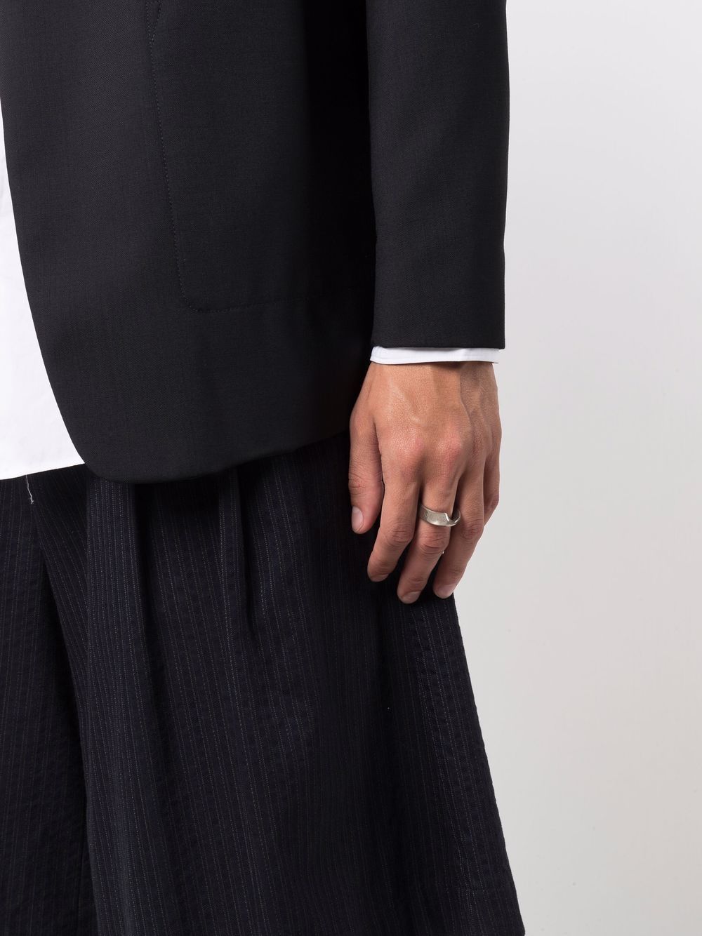 Maison Margiela Men Logo Twisted Number Ring
