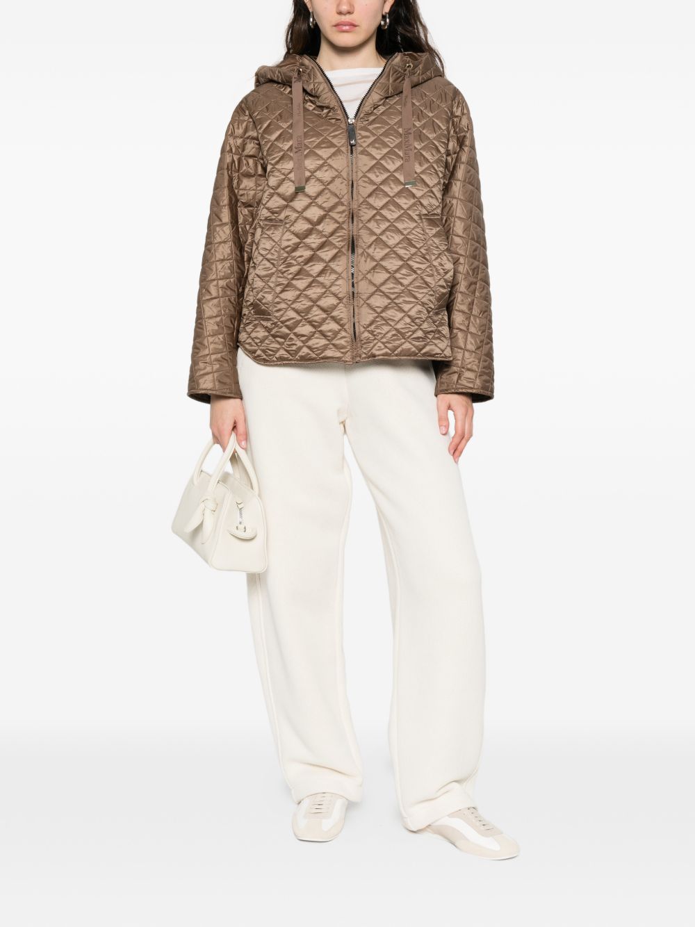 Max Mara The Cube Women Quilted Nylon Blouson Jacket