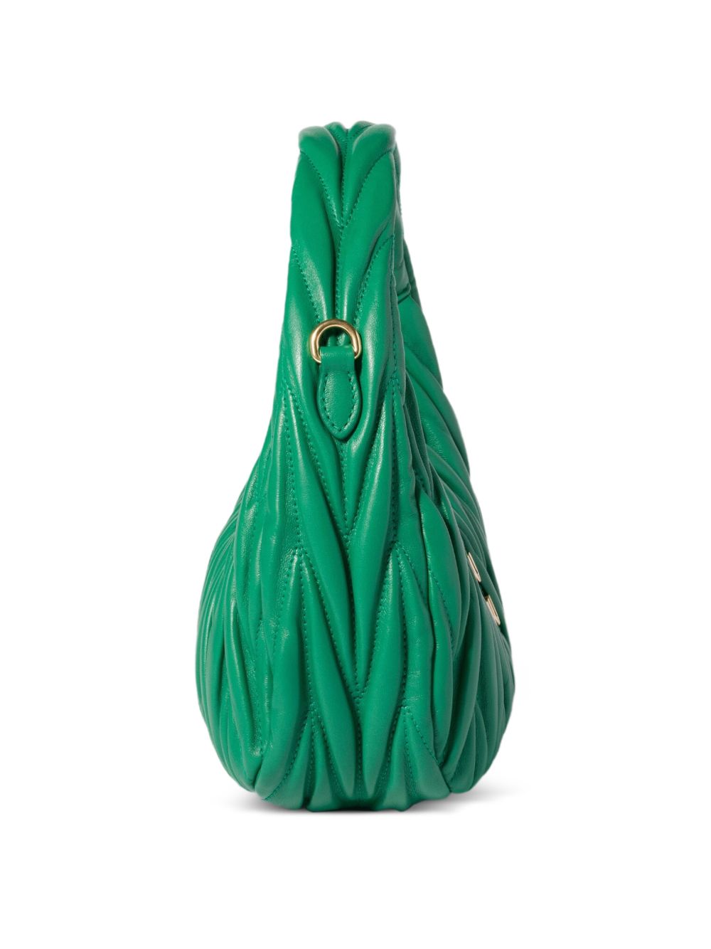 Miu Miu Women Wander Small Leather Hobo Bag