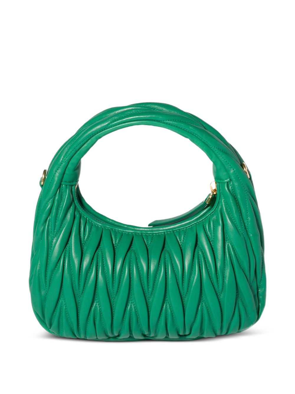 Miu Miu Women Wander Small Leather Hobo Bag