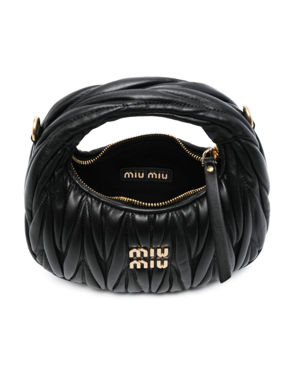 Miu Miu Women Wander Leather Mini Bag