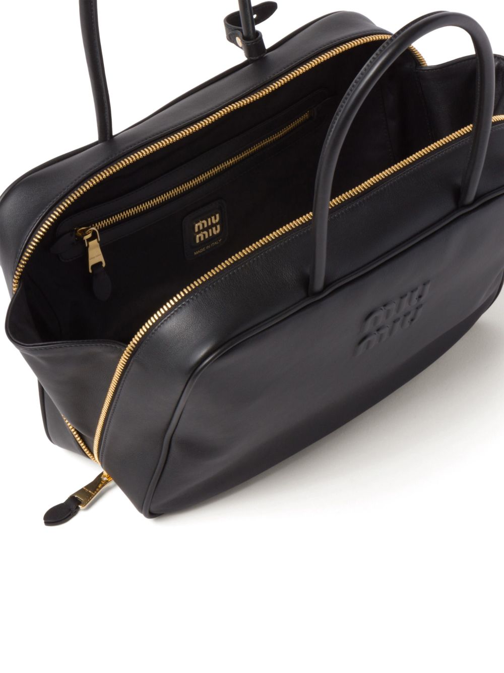 Miu Miu Women Beau Large Leather Handbag