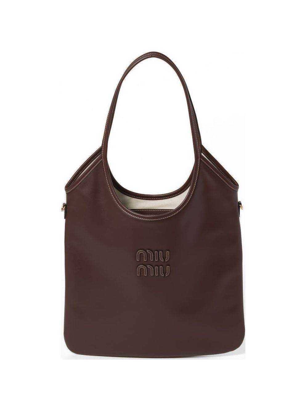 Miu Miu Women Ivy Leather Shoulder Bag