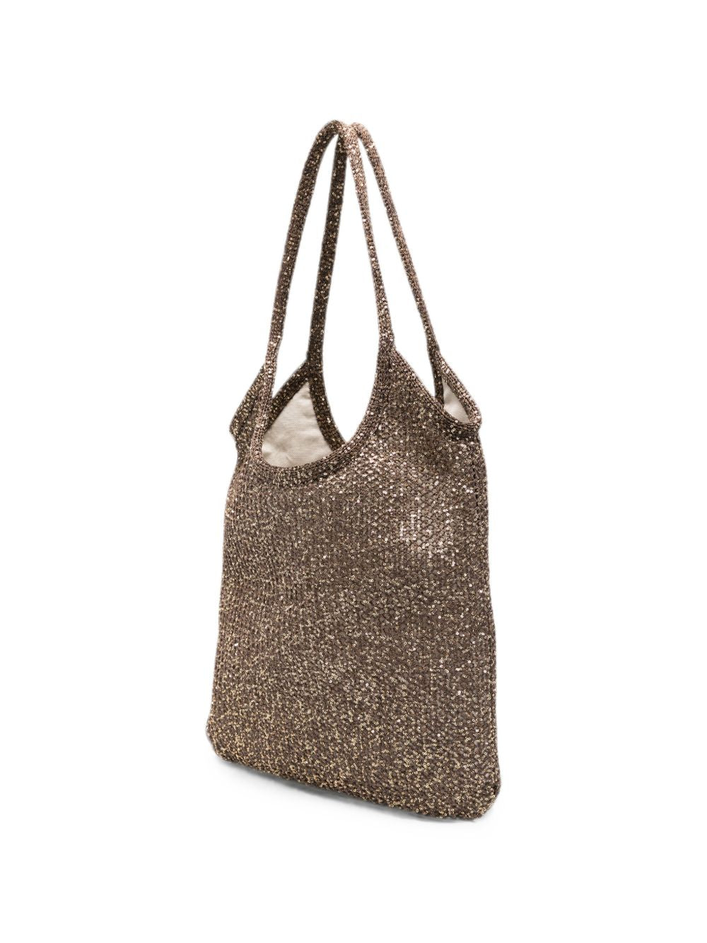 Miu Miu Women Ivy Sequined Net Shoulder Bag