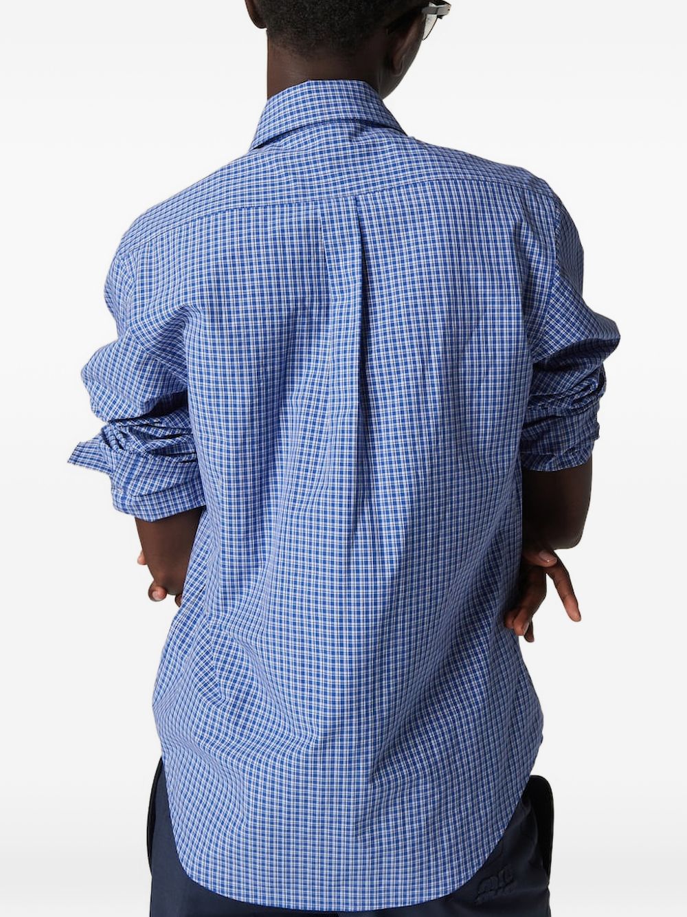 Miu Miu Women Checked Cotton Shirt