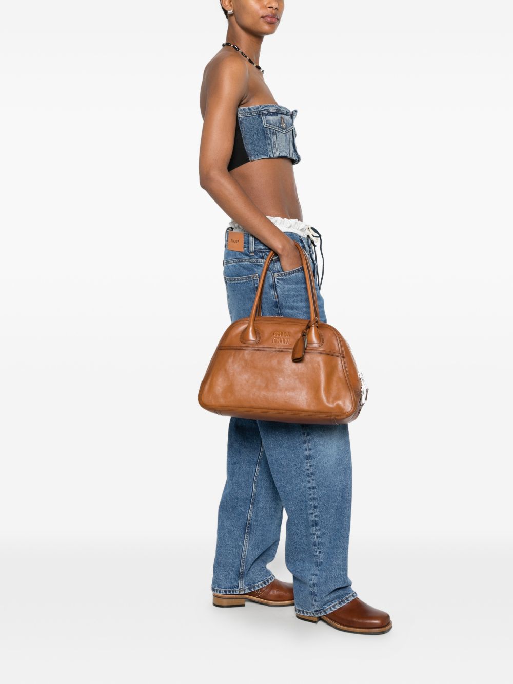 Miu Miu Women Vivant Leather Handbag