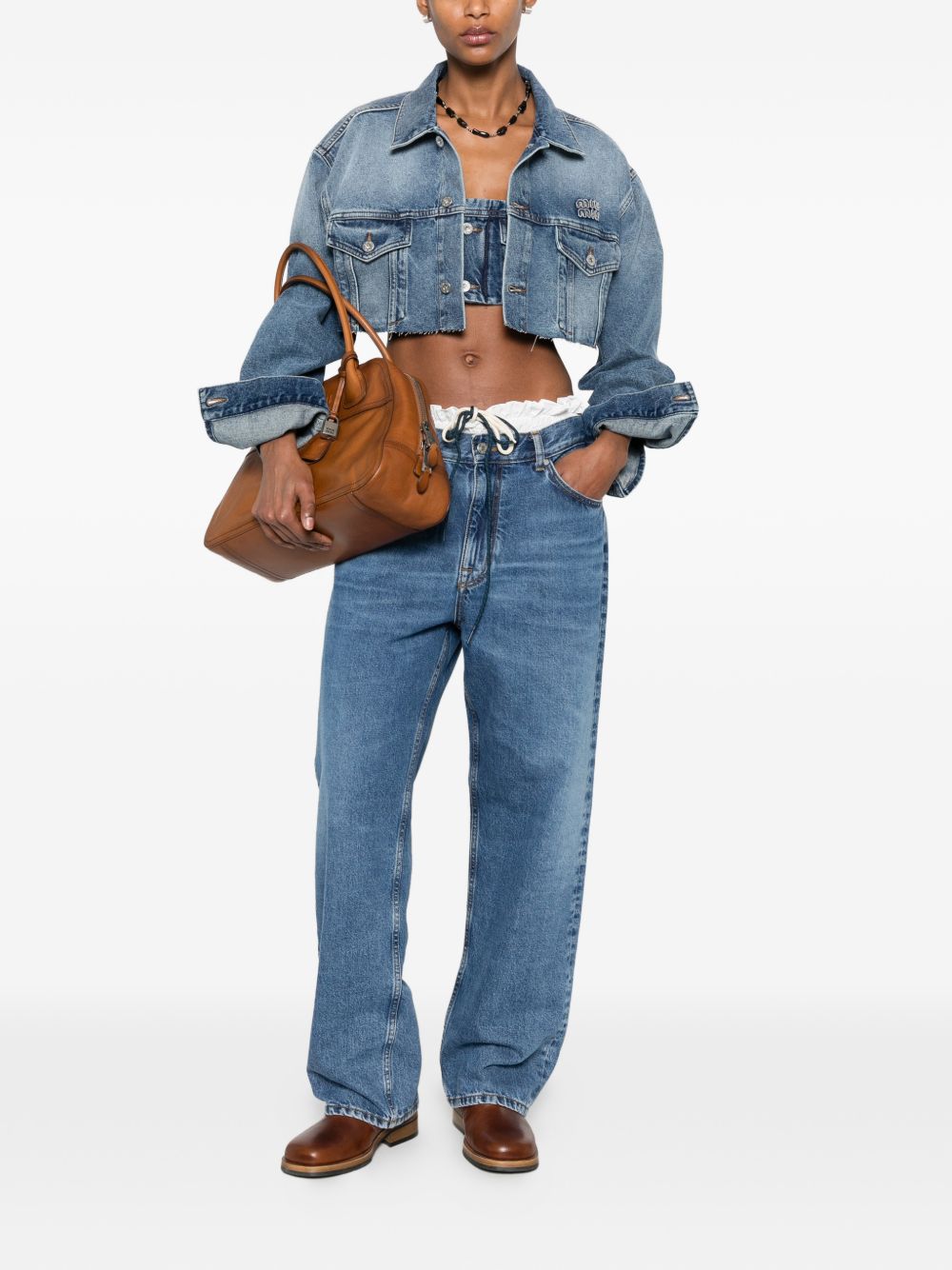 Miu Miu Women Denim Cotton Jacket