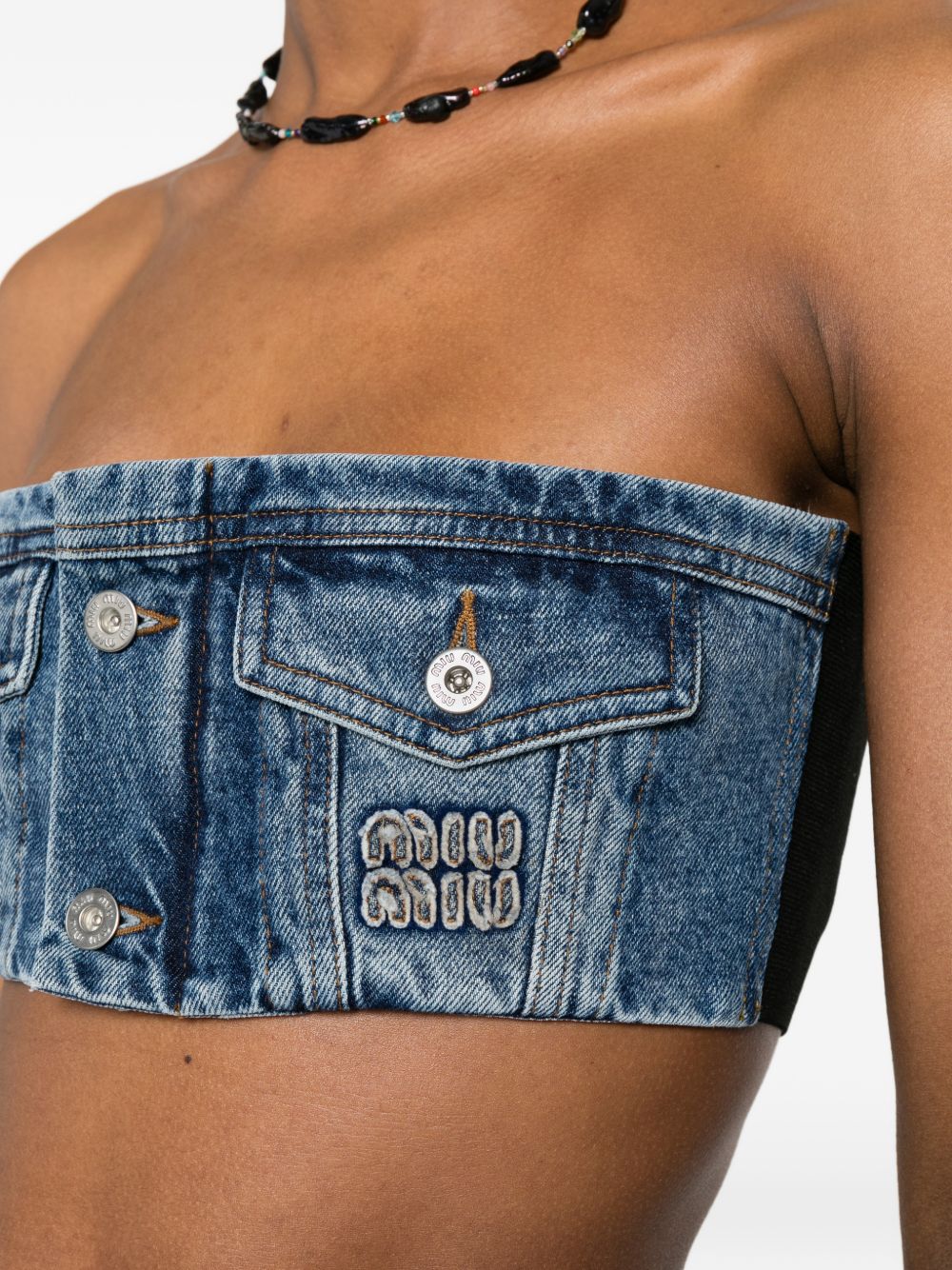 Miu Miu Women Denim Top