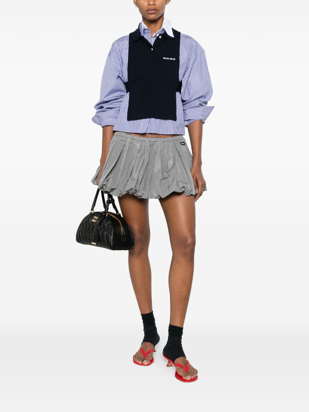 Miu Miu Women Cotton Polo Top