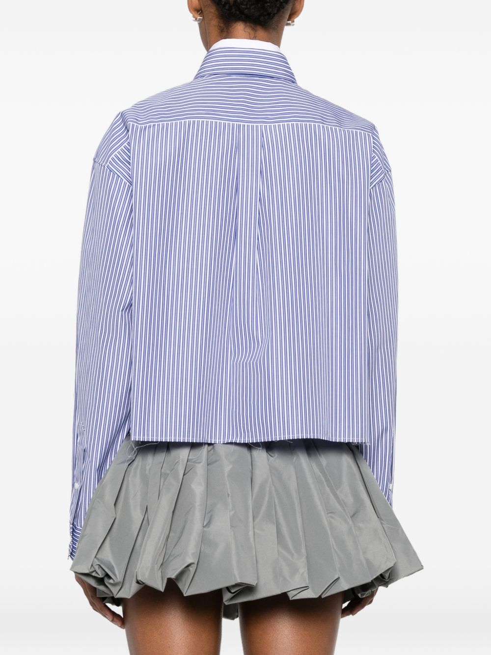 Miu Miu Women Logo Cotton Shirt