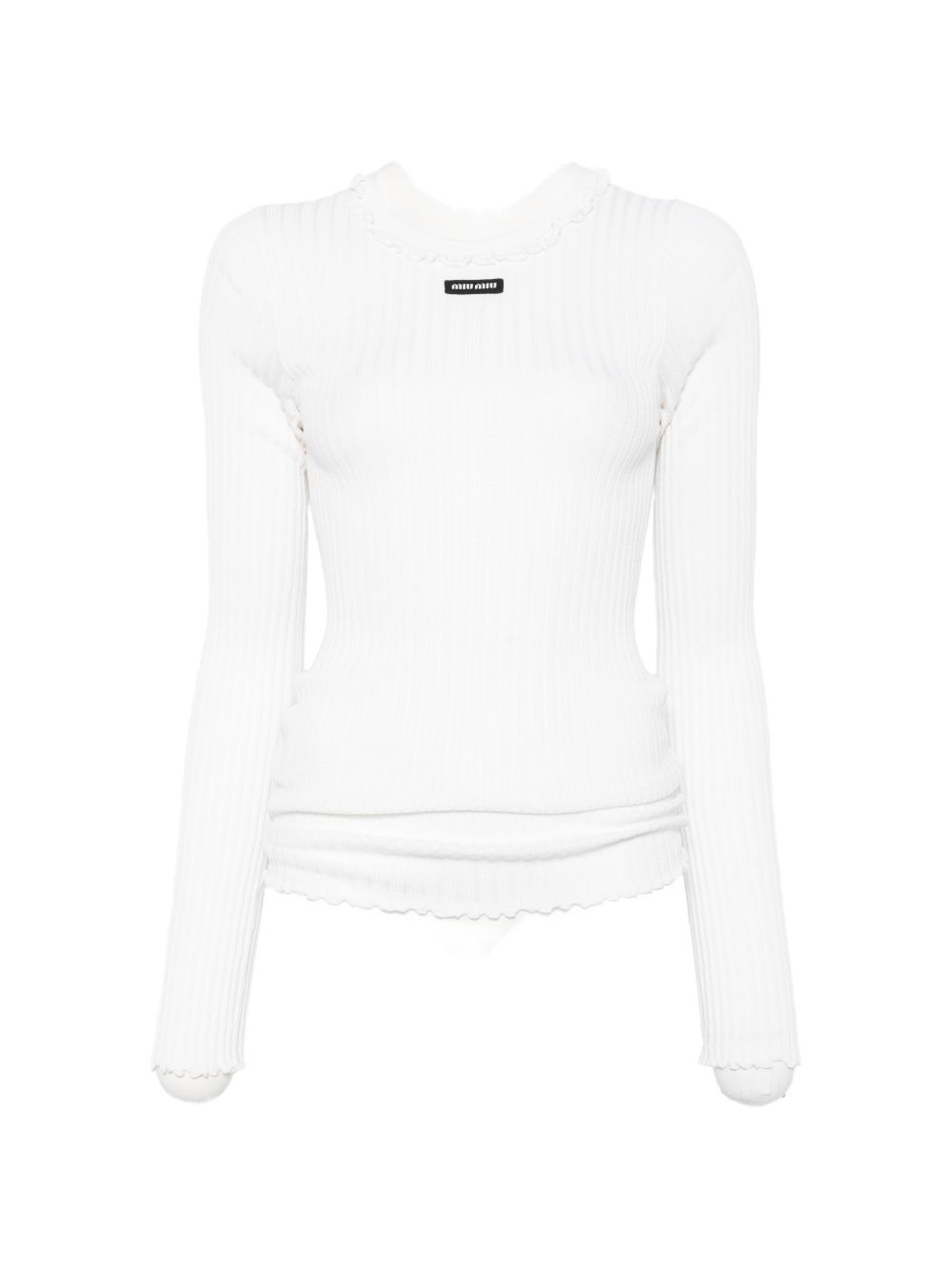 Miu Miu Women Silk Crewneck Sweater