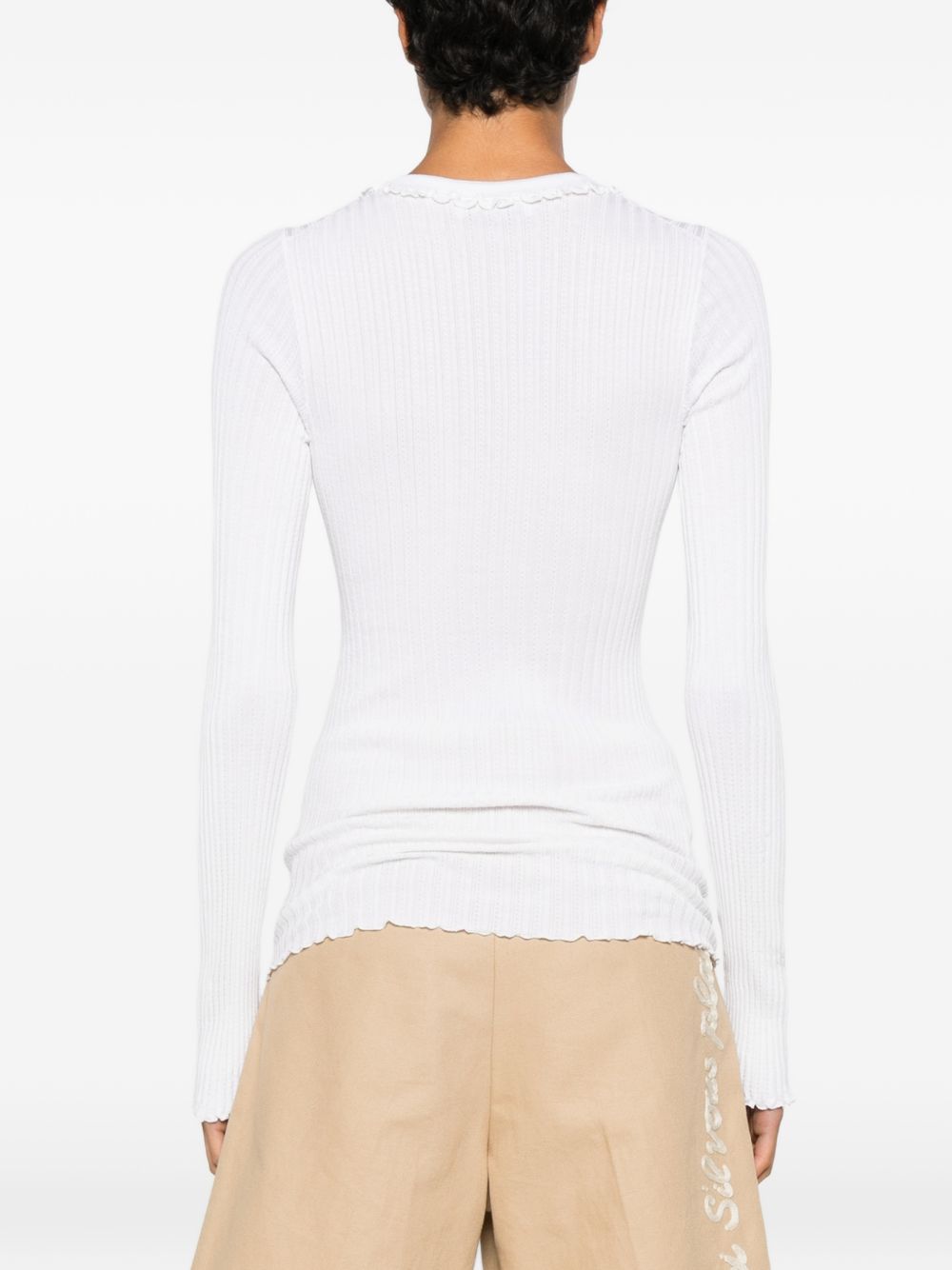 Miu Miu Women Silk Crewneck Sweater
