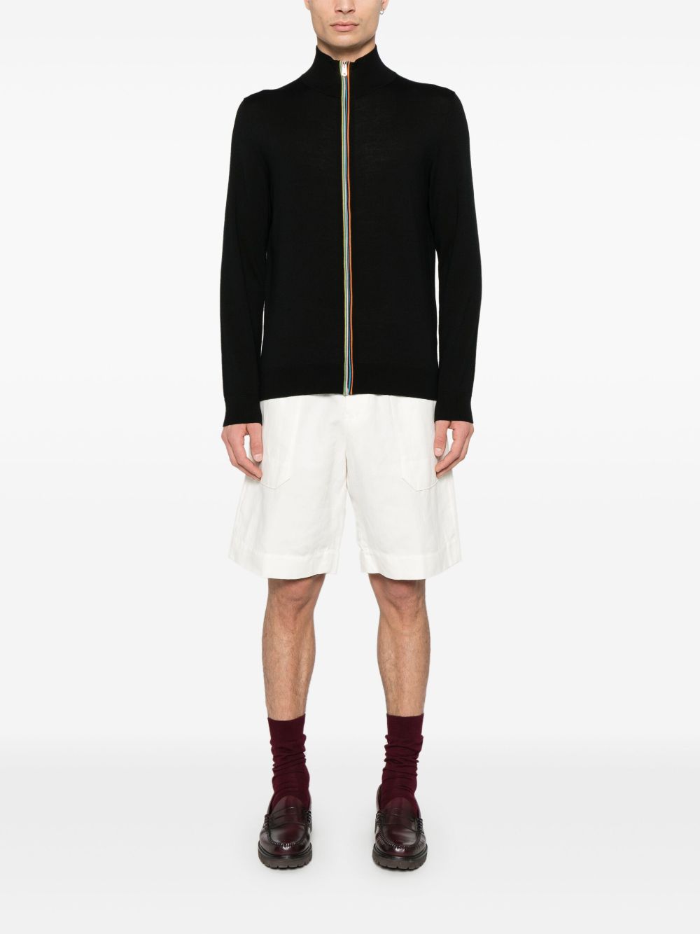 Paul Smith Men Signature Stripe Wool Cardigan