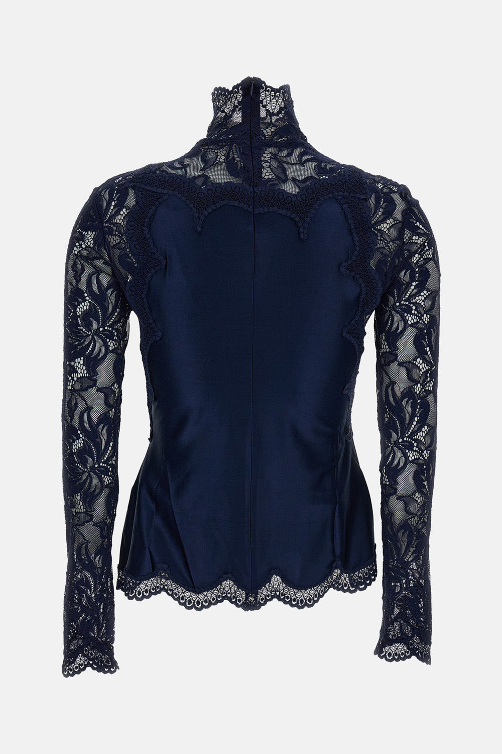 Rabanne Women Long Sleeved Lace Top