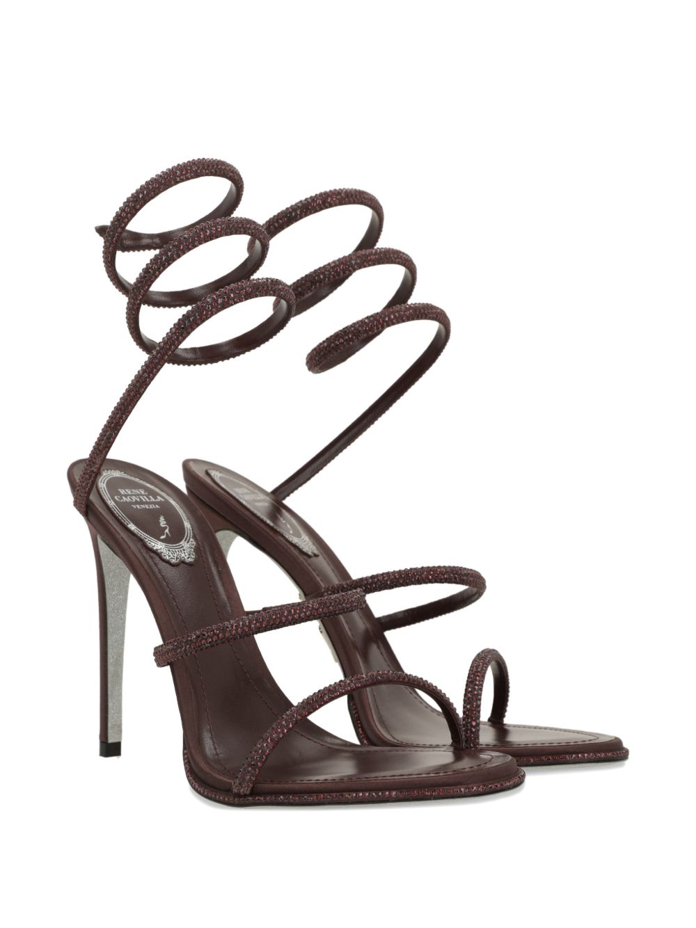 René Caovilla Women Cleo Heel Sandals