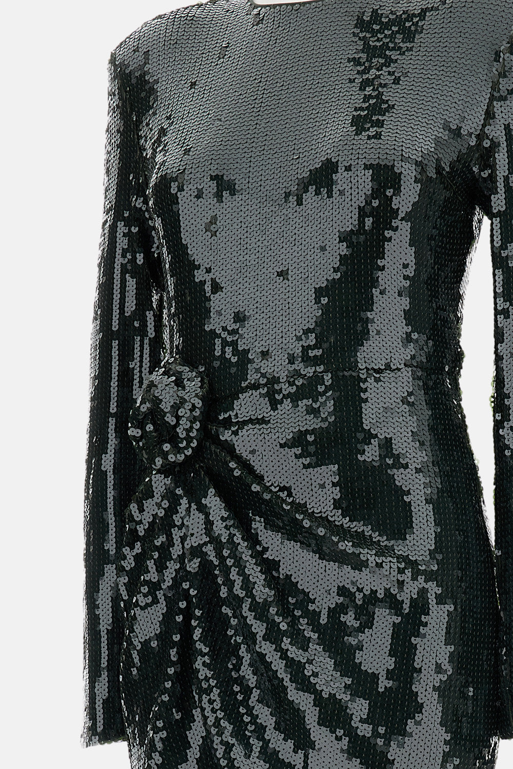 Rotate Women Sequins Ls Mini Dress