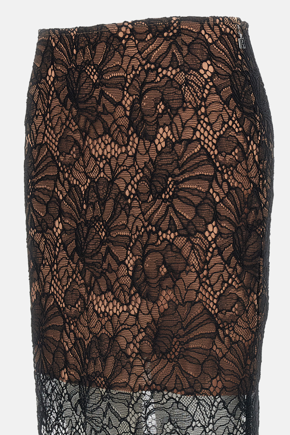 Rotate Women Lace Midi Pencil Skirt