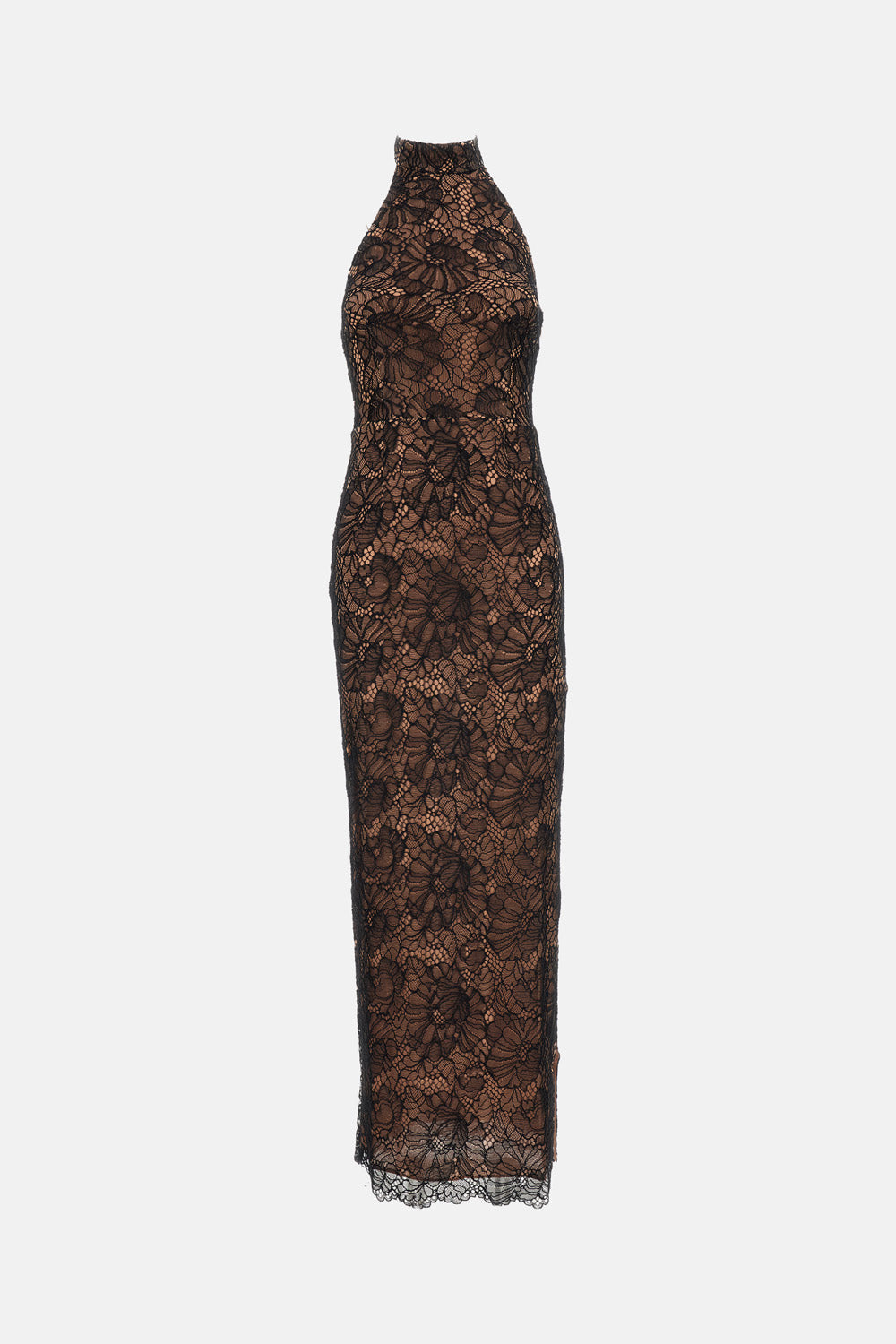 Rotate Women Lace Halterneck Dress