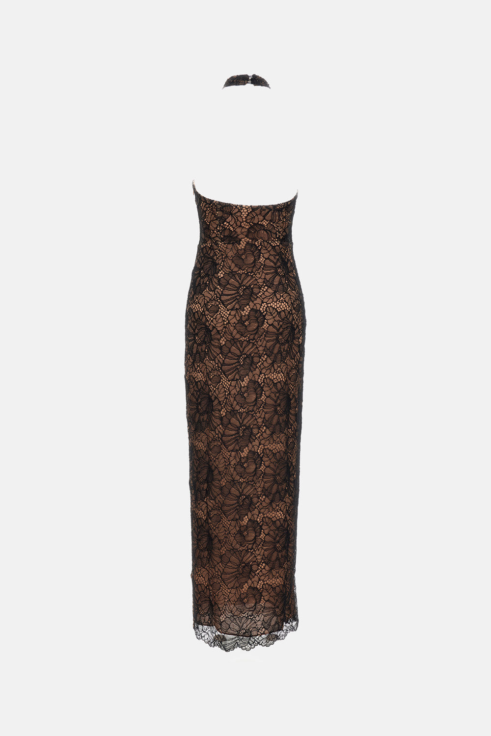 Rotate Women Lace Halterneck Dress