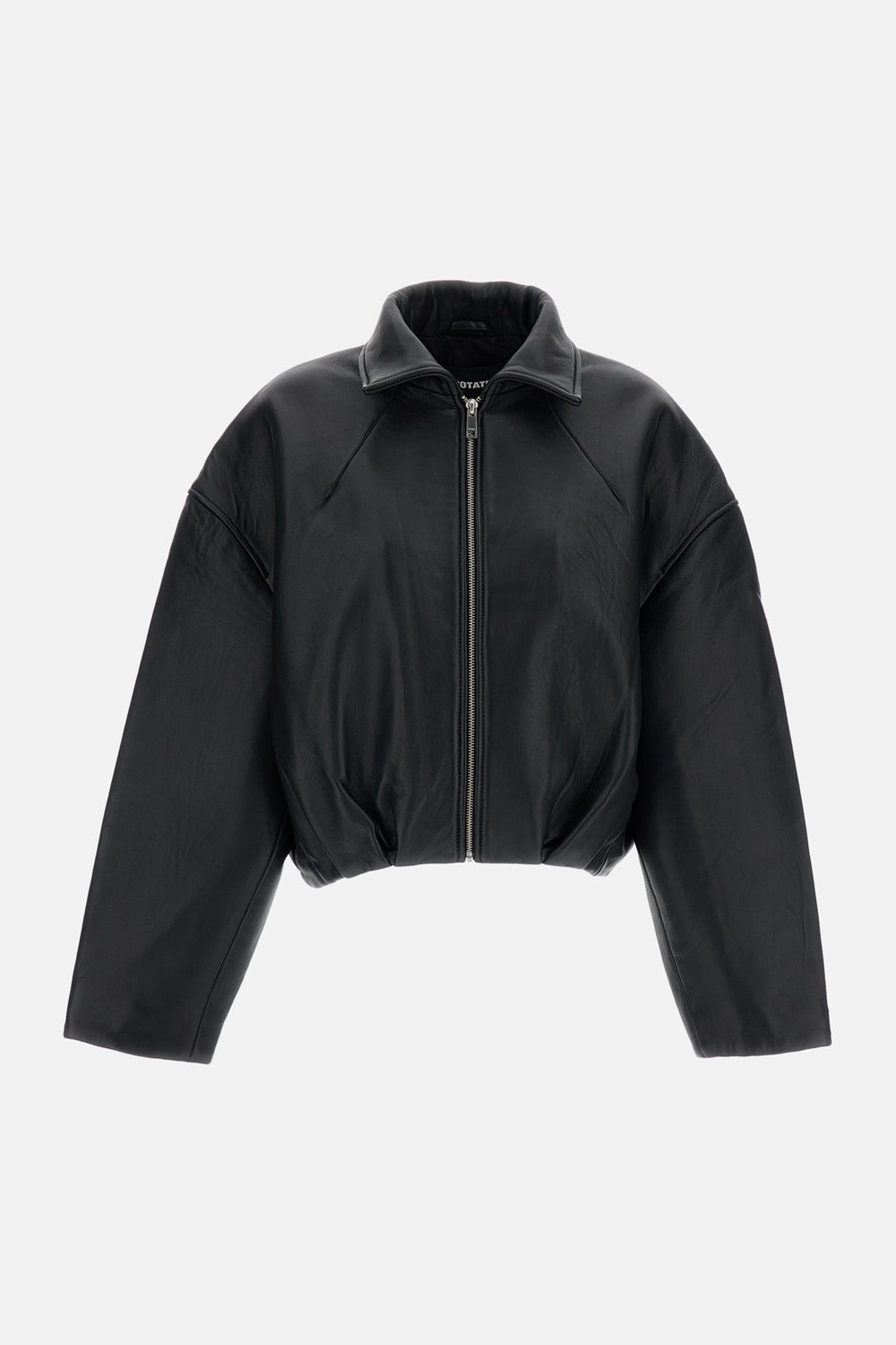 Rotate Women Boxy Leather Jacket