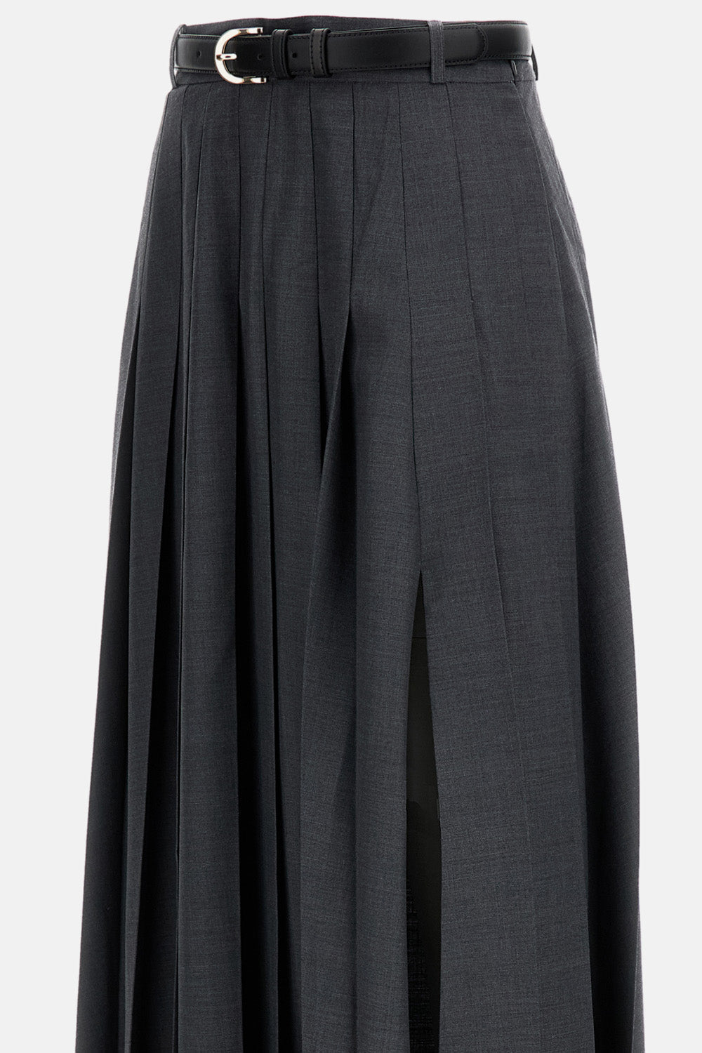 Self-Portrait Women Pleated Maxi Skirt