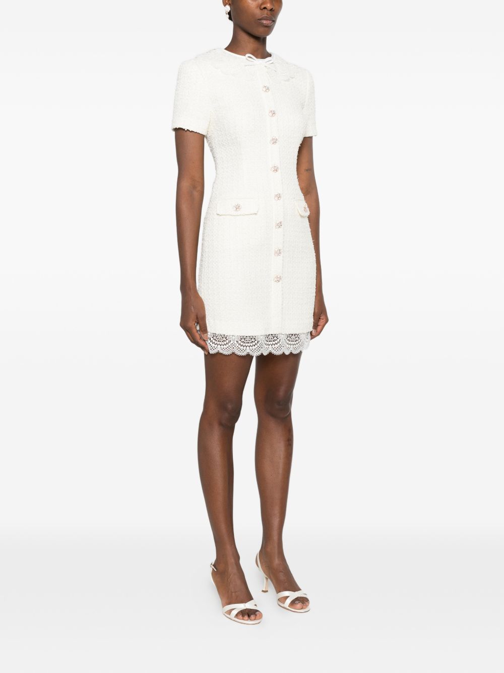 Self Portrait Women Bouclé Mini Dress