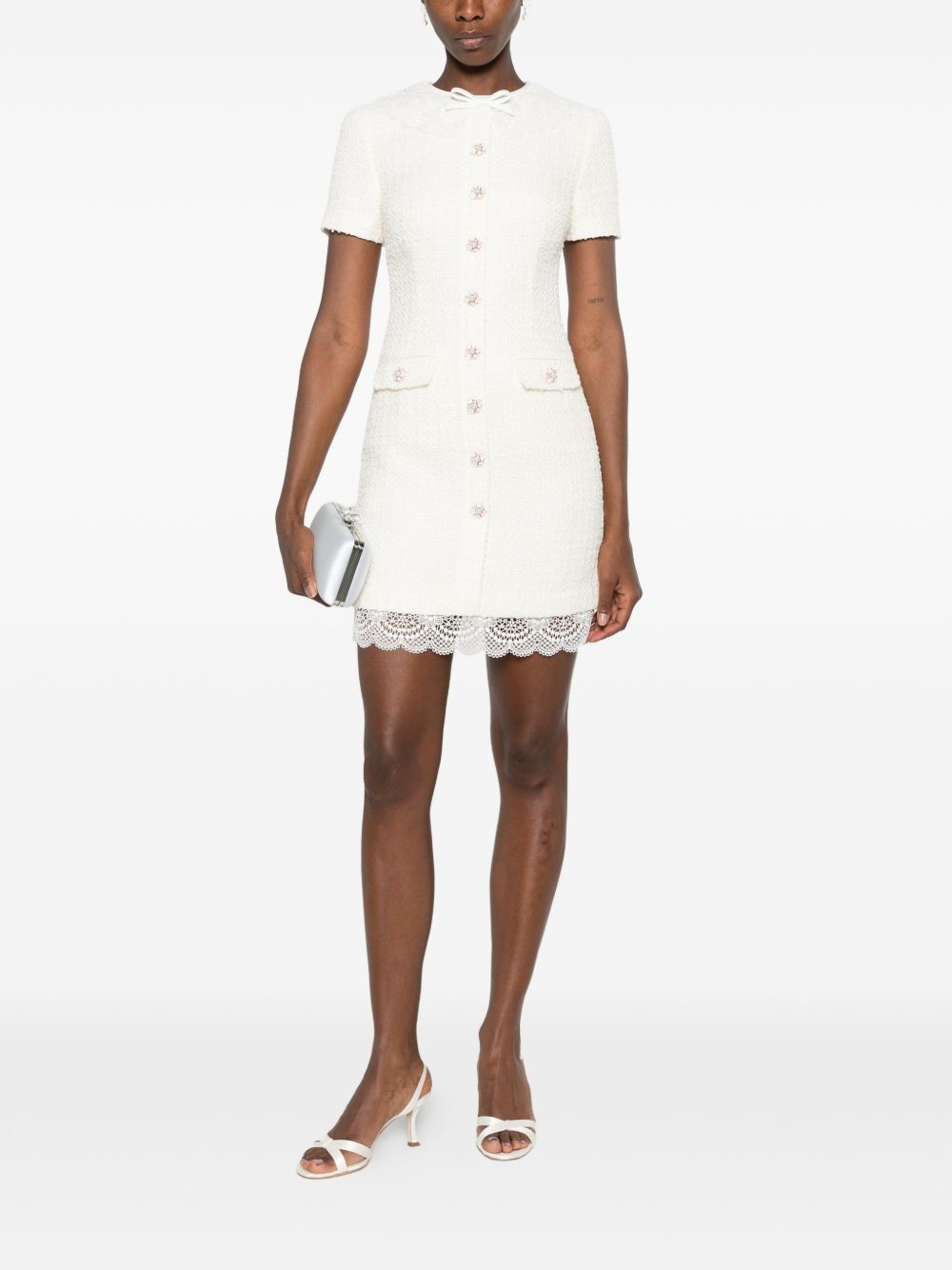 Self Portrait Women Bouclé Mini Dress
