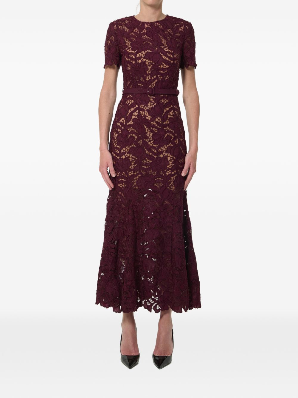 Self Portrait Women Lace Long Dress