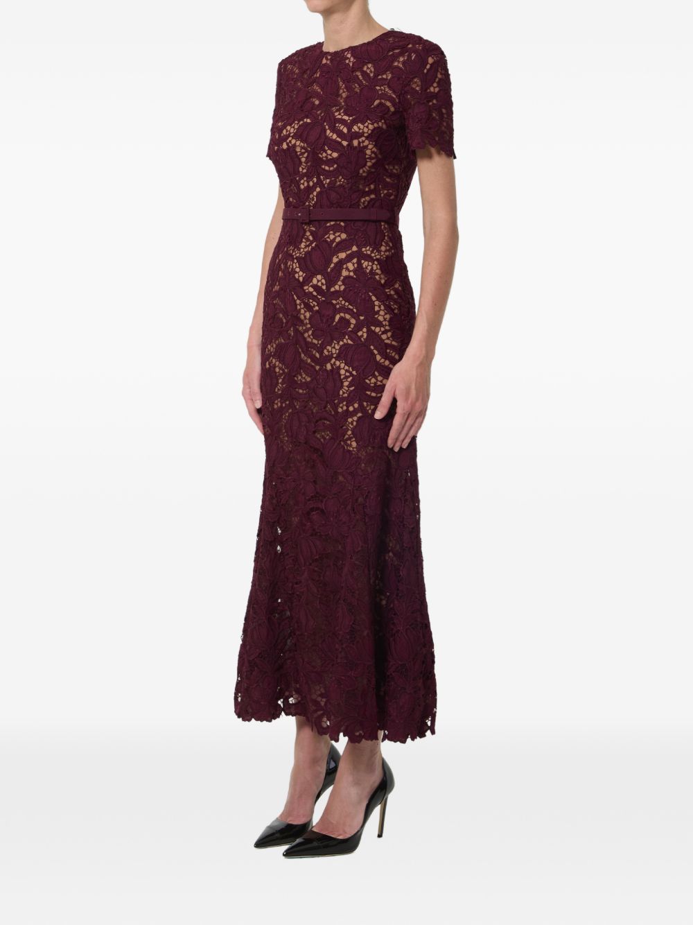 Self Portrait Women Lace Long Dress