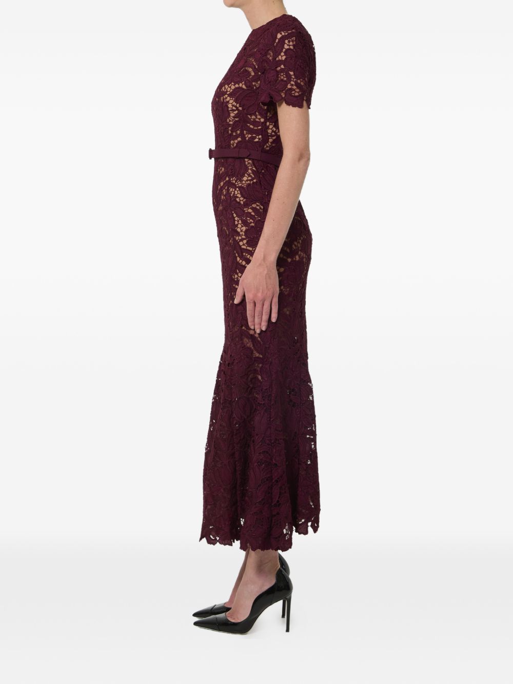 Self Portrait Women Lace Long Dress