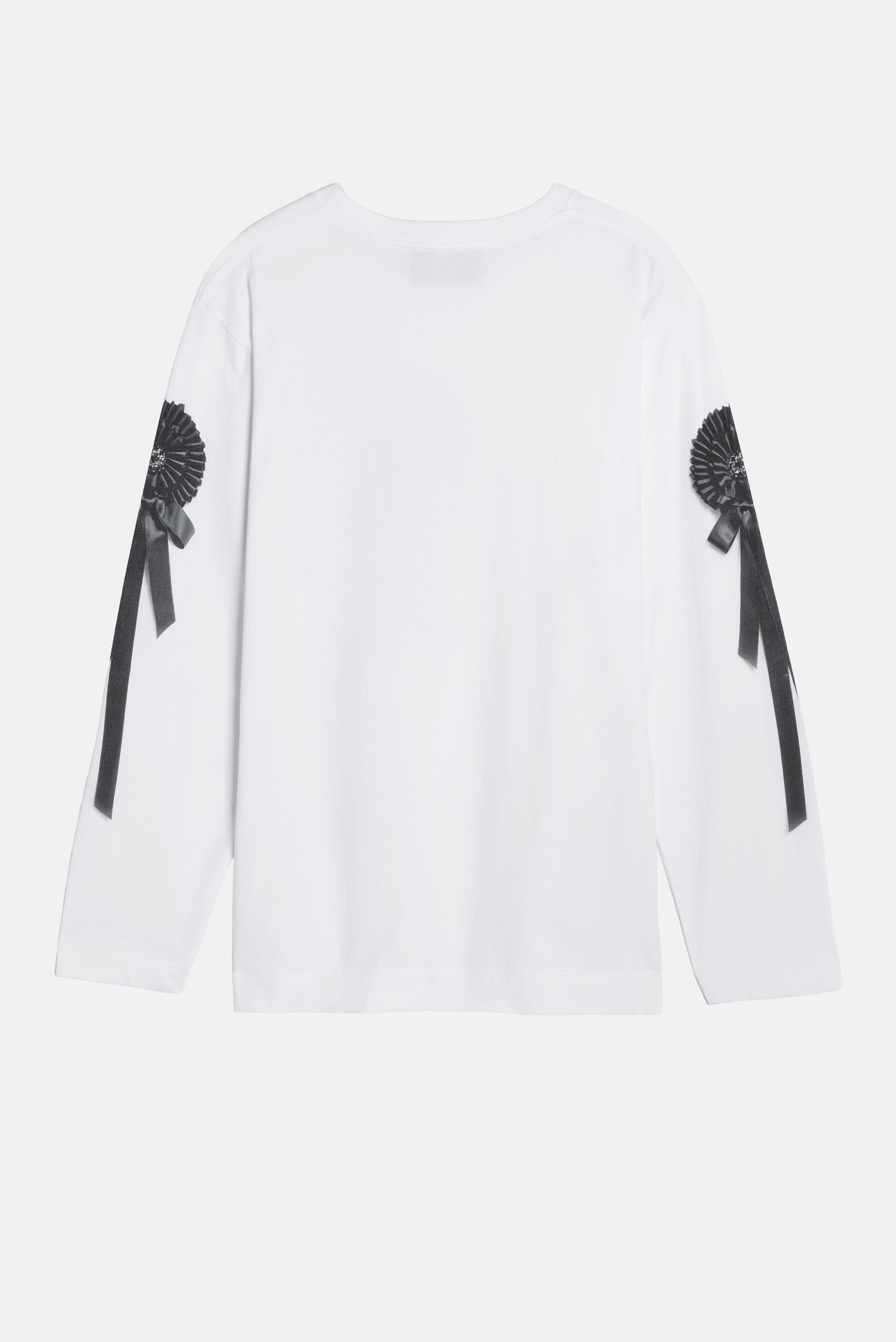 Simone Rocha Women Ribbon Rosette Print Long Sleeve T-Shirt