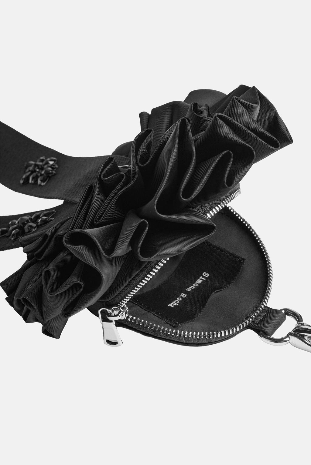 Simone Rocha Women Ribbon Rosette Coin Purse With Emb