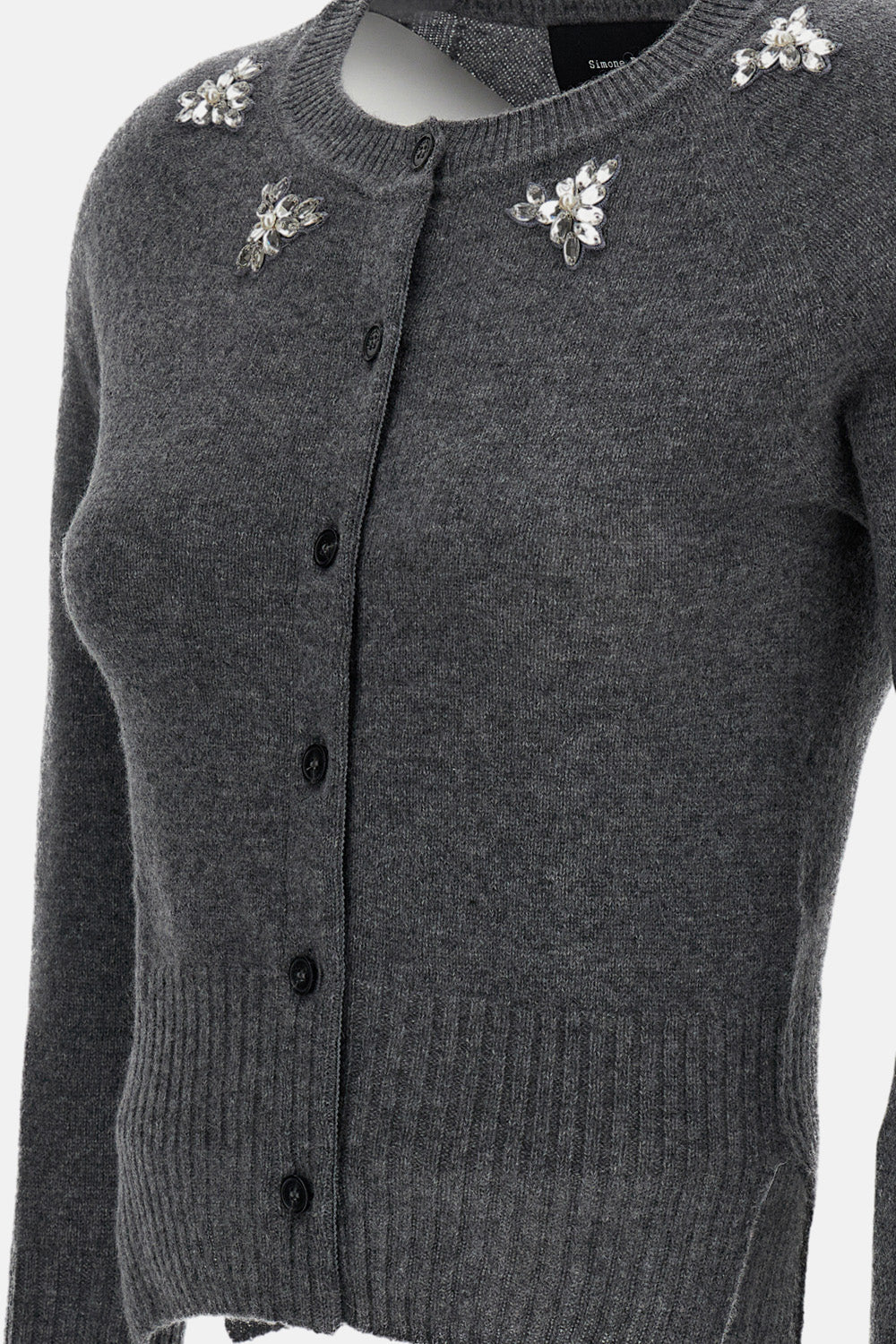 Simone Rocha Women Relaxed Cashmere Cardigan W/ Emb