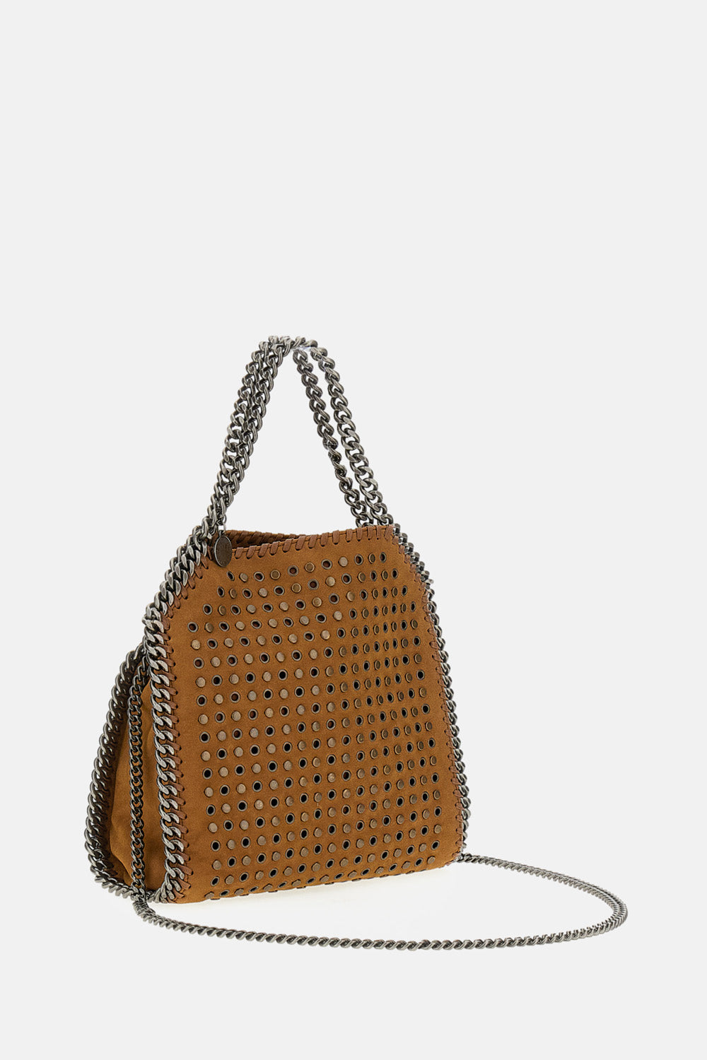 Stella Mccartney Women Falabella Mini Bag Alter Suede W/Studs &Amp; Eyelets