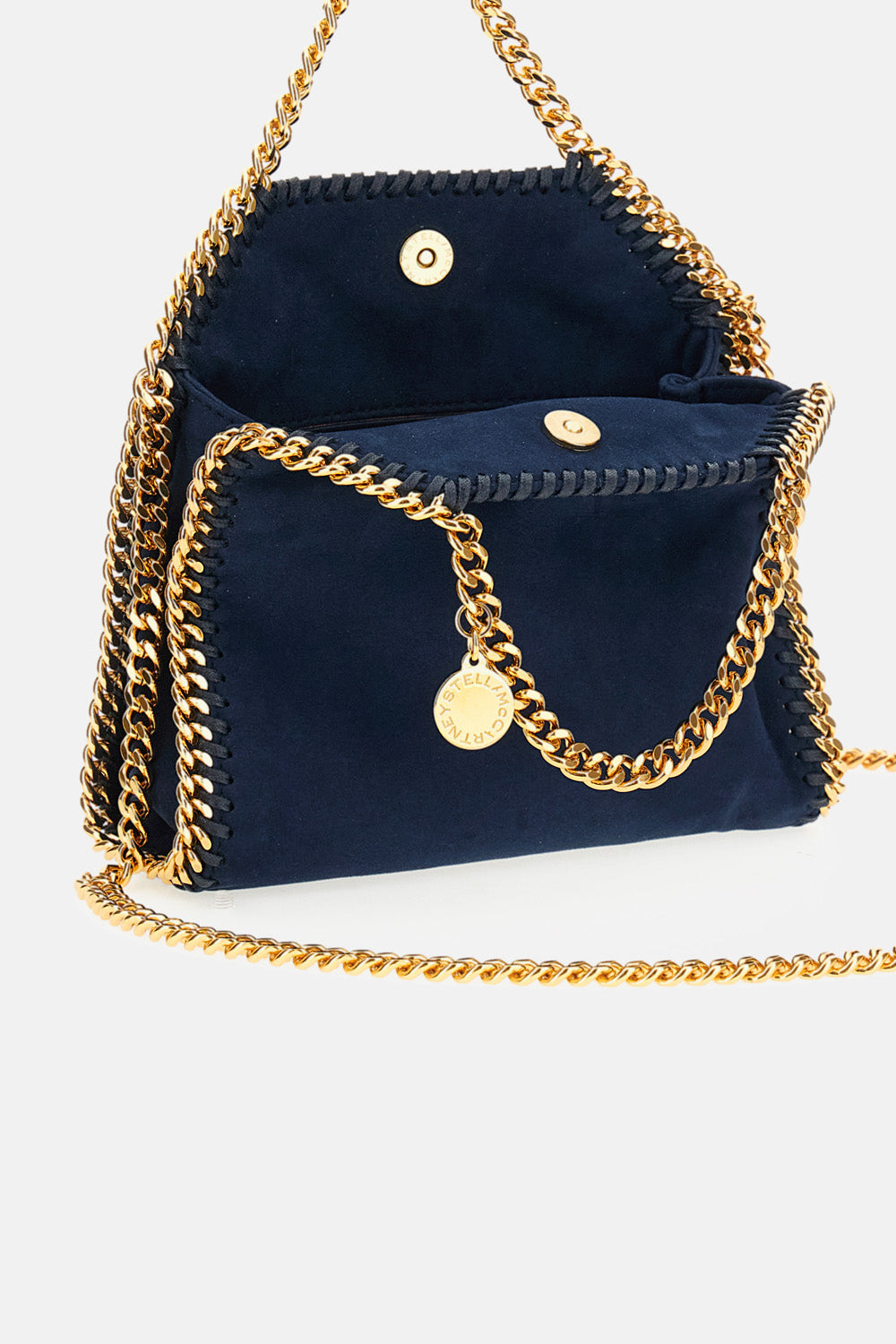 Stella Mccartney Women Falabella Tiny Tote Alter Suede Bag