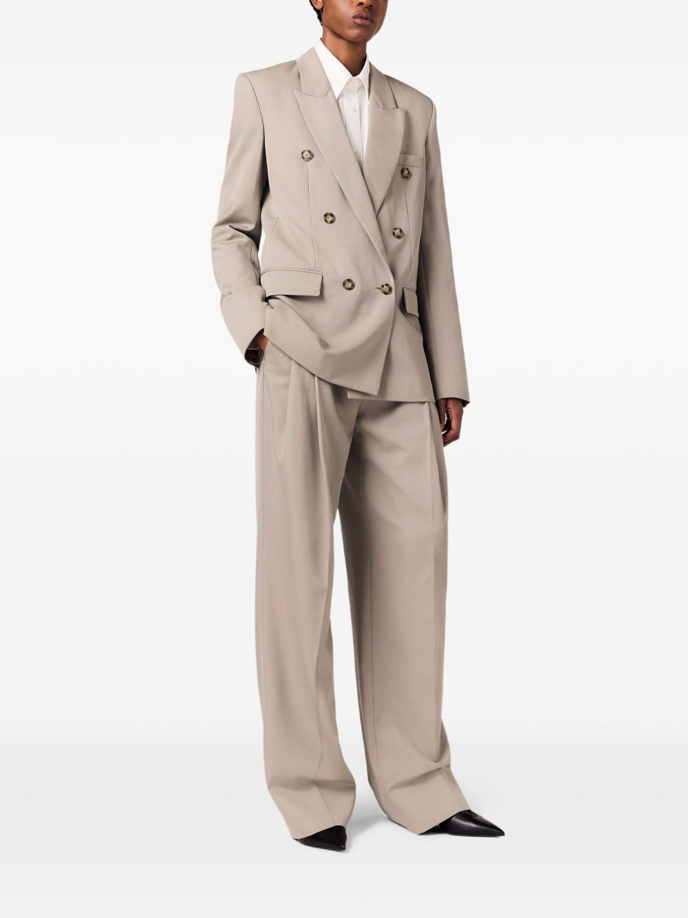 Stella Mccartney Women Pleated Wool Trousers