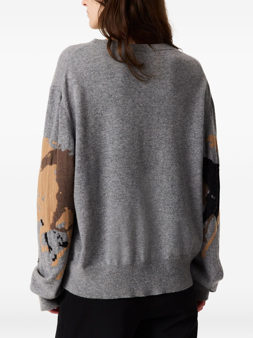 Stella Mccartney Women Racing Horses Wool Jumper