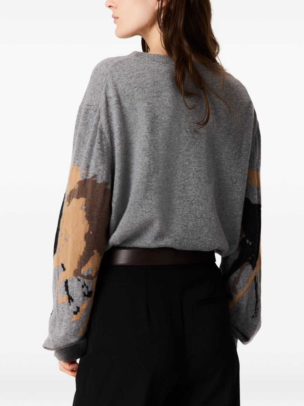 Stella Mccartney Women Racing Horses Wool Jumper