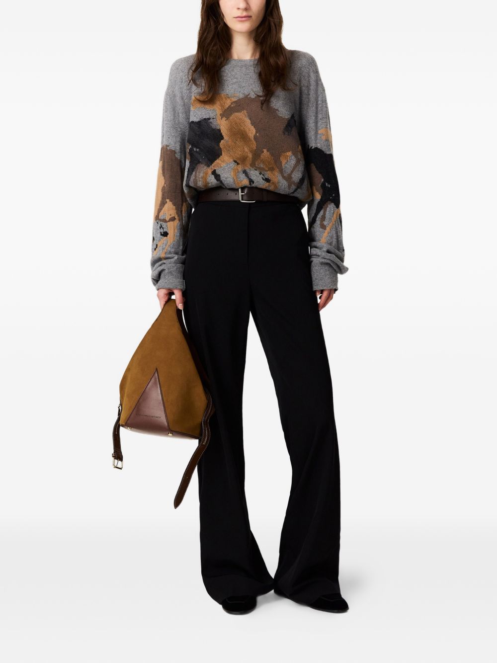 Stella Mccartney Women Racing Horses Wool Jumper