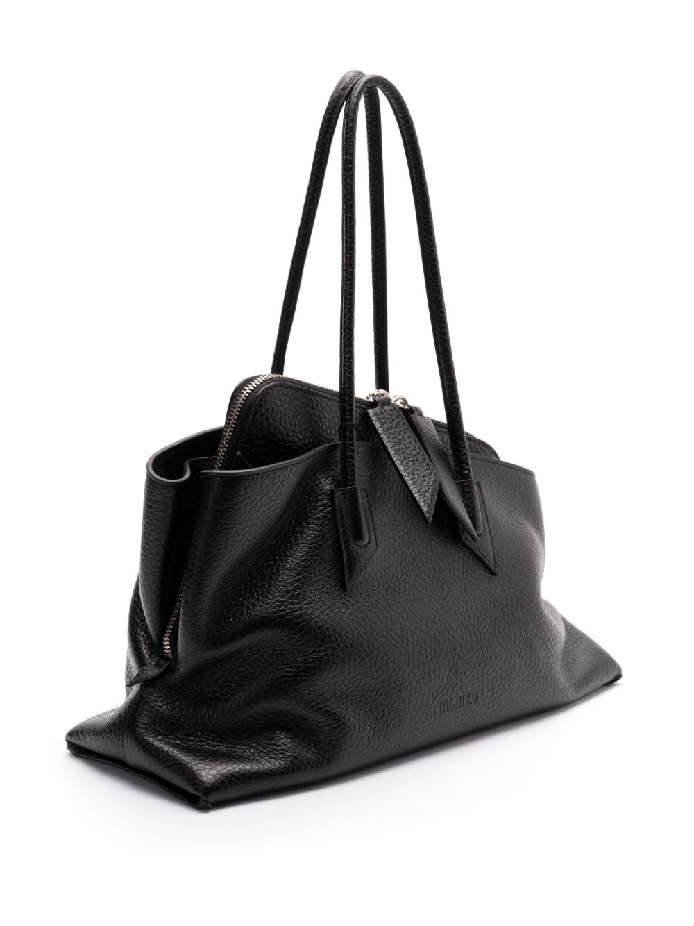 The Attico Women La Passeggiata Medium Leather Handbag